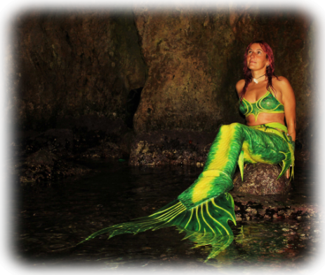 Sirena Francesca alla Grotta del Re Mermaid Francesca in the Re Cavern